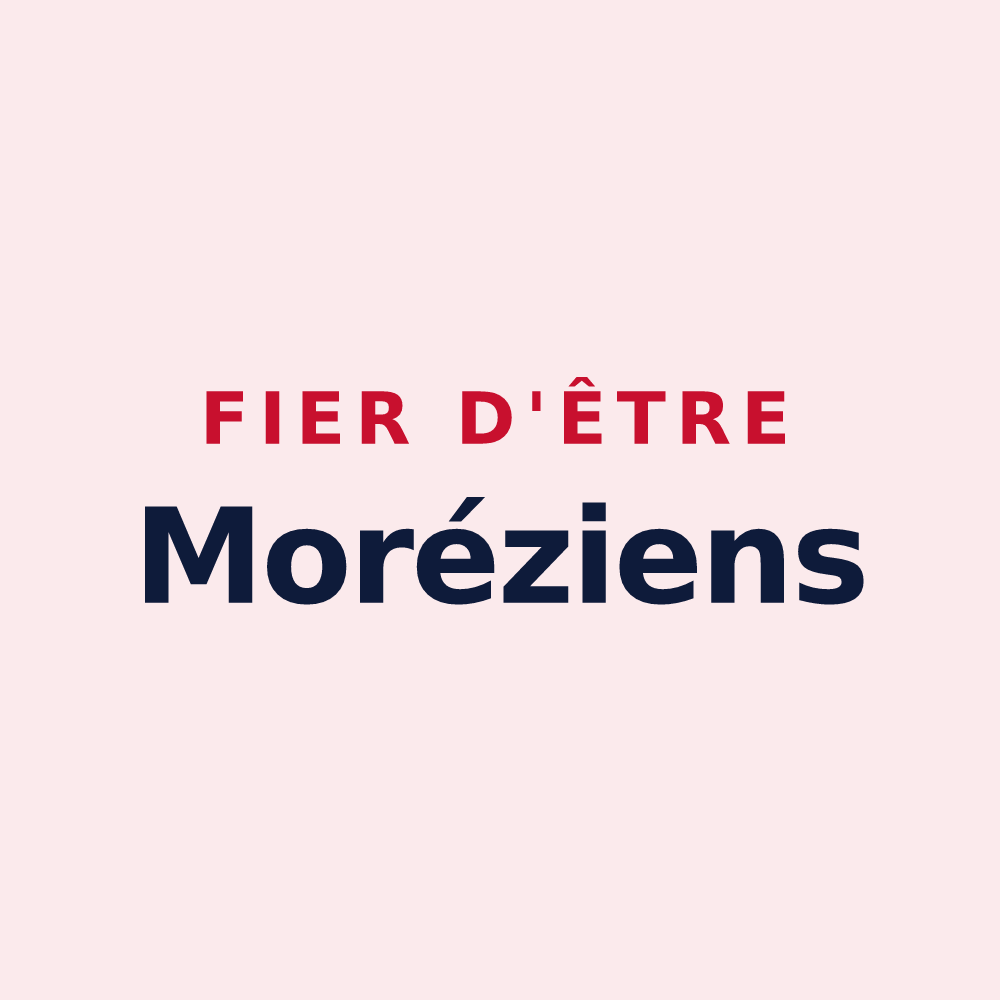 Magnet « Fier d'être Moréziens » — design pour Hauts de Bienne