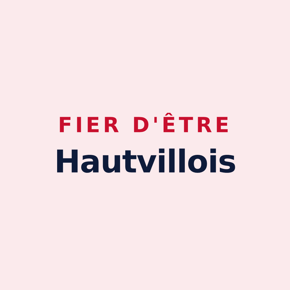 Magnet « Fier d'être Hautvillois » — design pour Hautvillers-Ouville