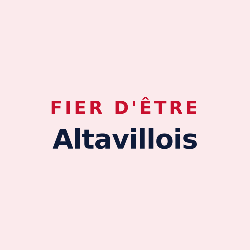 Magnet « Fier d'être Altavillois » — design pour Hautvillers
