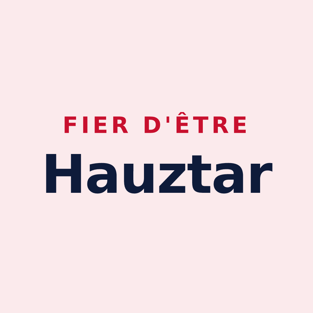 Magnet « Fier d'être Hauztar » — design pour Haux