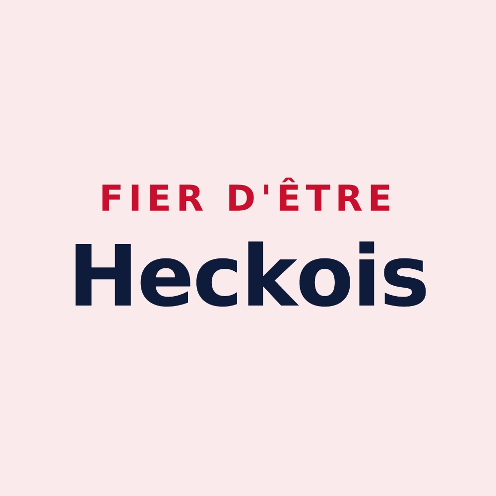 Magnet « Fier d'être Heckois » — design pour Hecken
