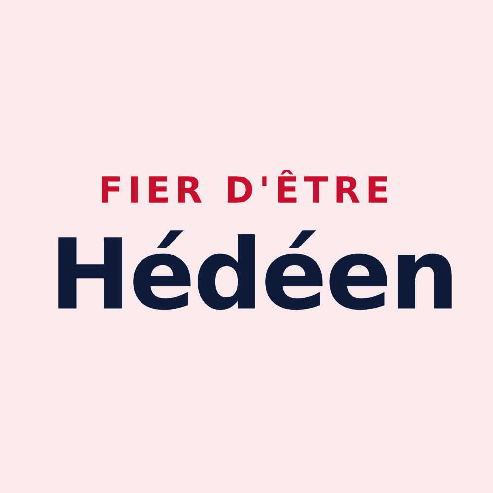Magnet « Fier d'être Hédéen » — design pour Hédé-Bazouges