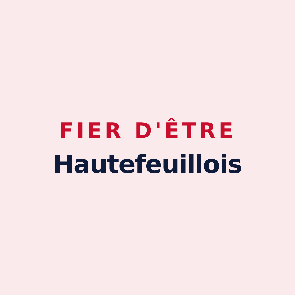 Magnet « Fier d'être Hautefeuillois » — design pour Heilly