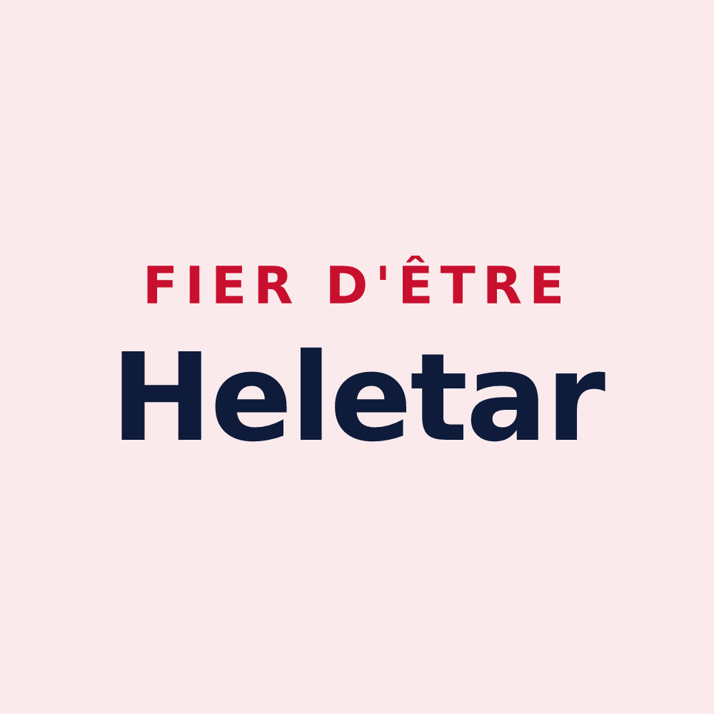 Magnet « Fier d'être Heletar » — design pour Hélette