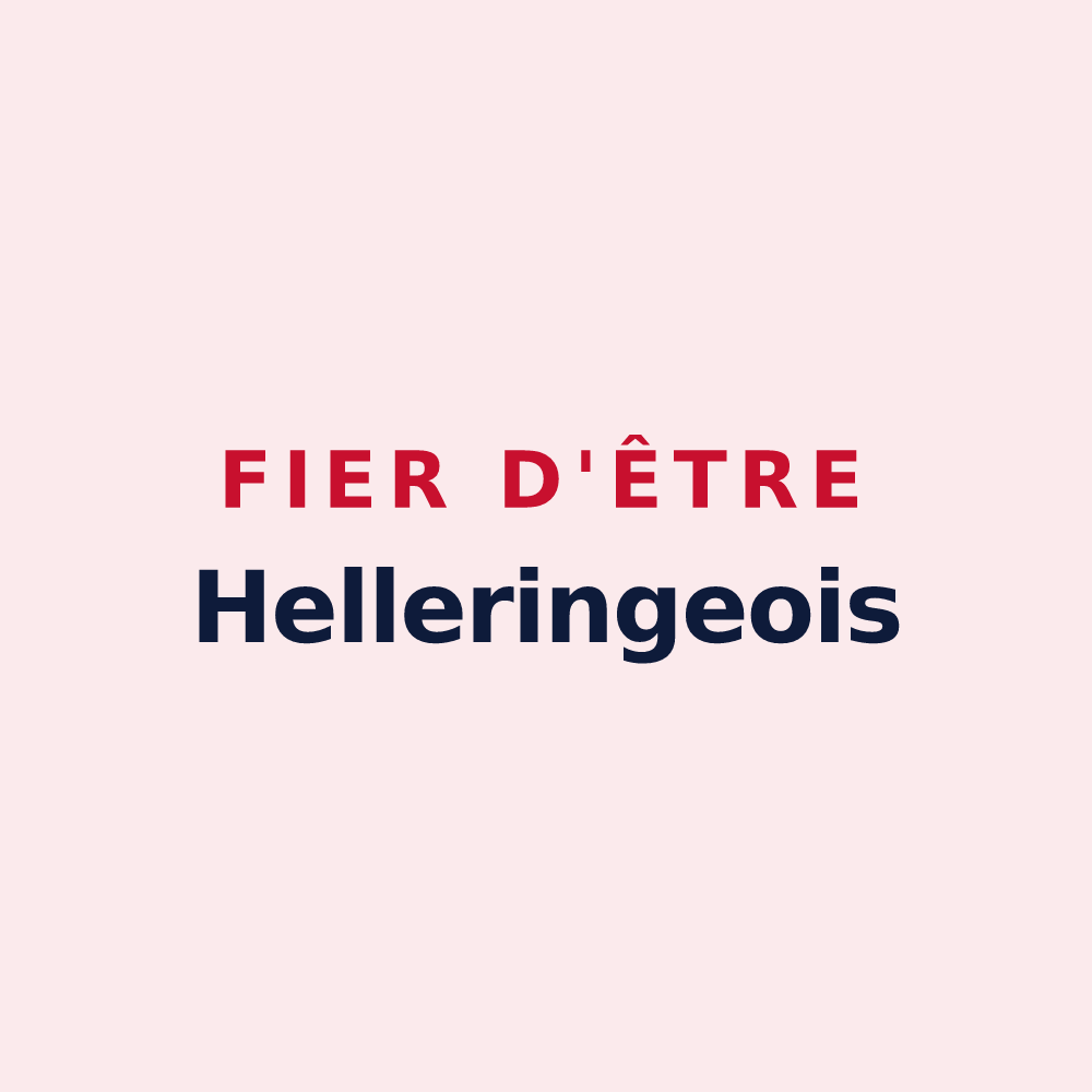 Magnet « Fier d'être Helleringeois » — design pour Hellering-lès-Fénétrange