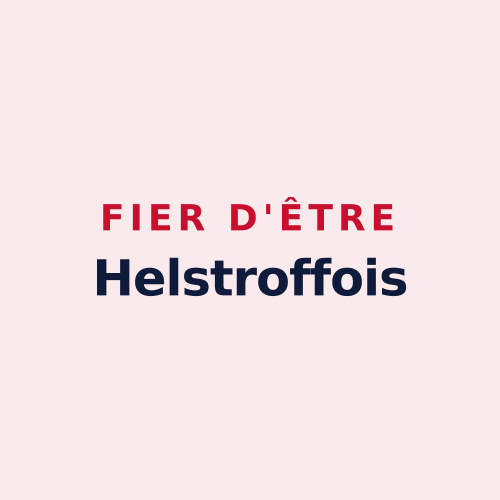 Magnet « Fier d'être Helstroffois » — design pour Helstroff