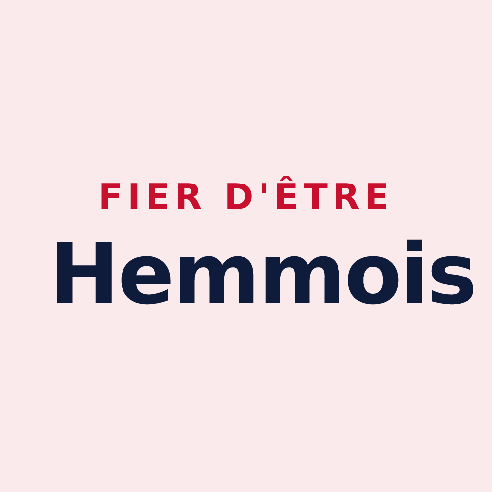 Magnet « Fier d'être Hemmois » — design pour Hem-Hardinval