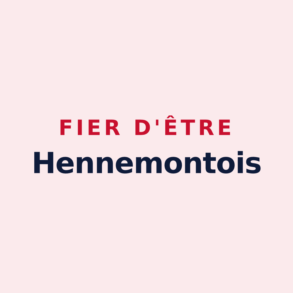 Magnet « Fier d'être Hennemontois » — design pour Hennemont