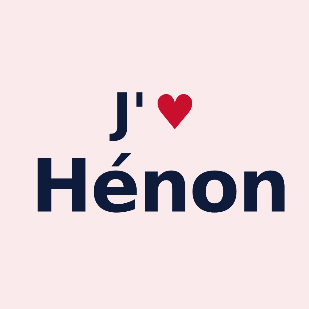Magnet personnalisé Hénon — design J'aime Hénon