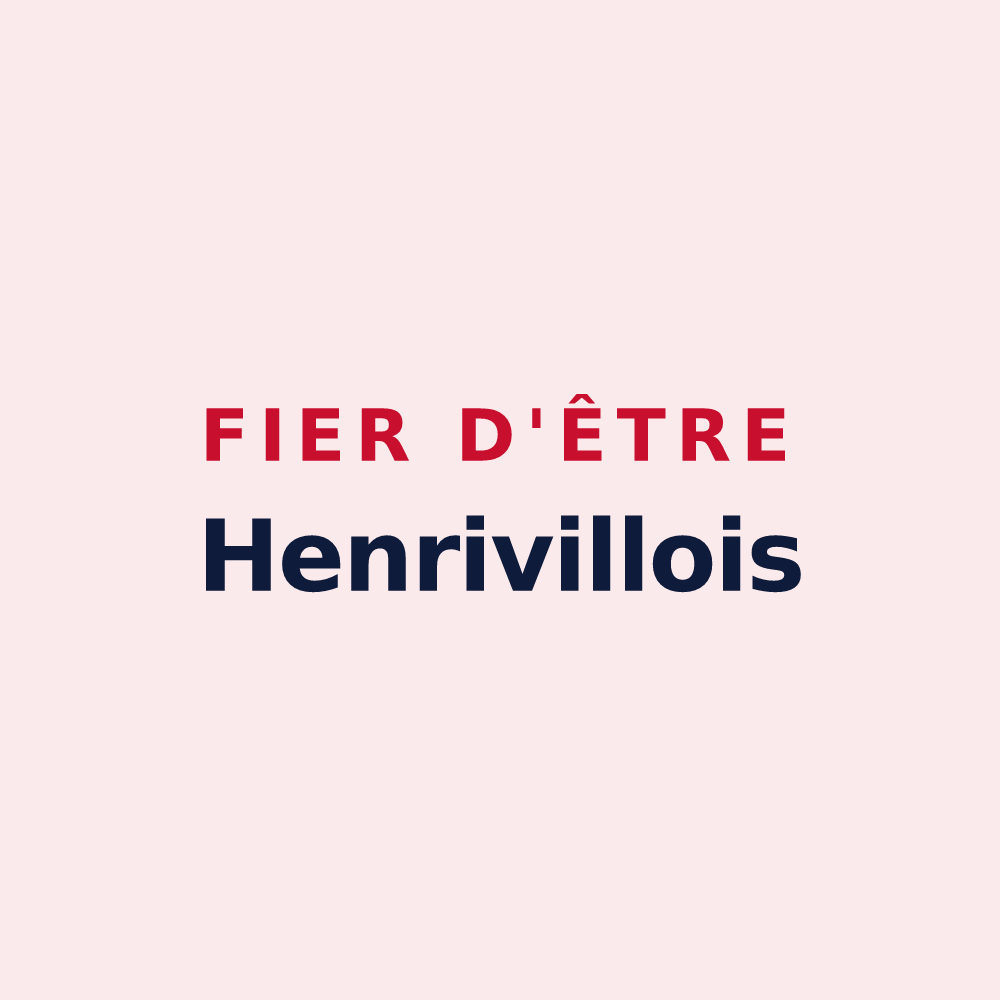 Magnet « Fier d'être Henrivillois » — design pour Henriville