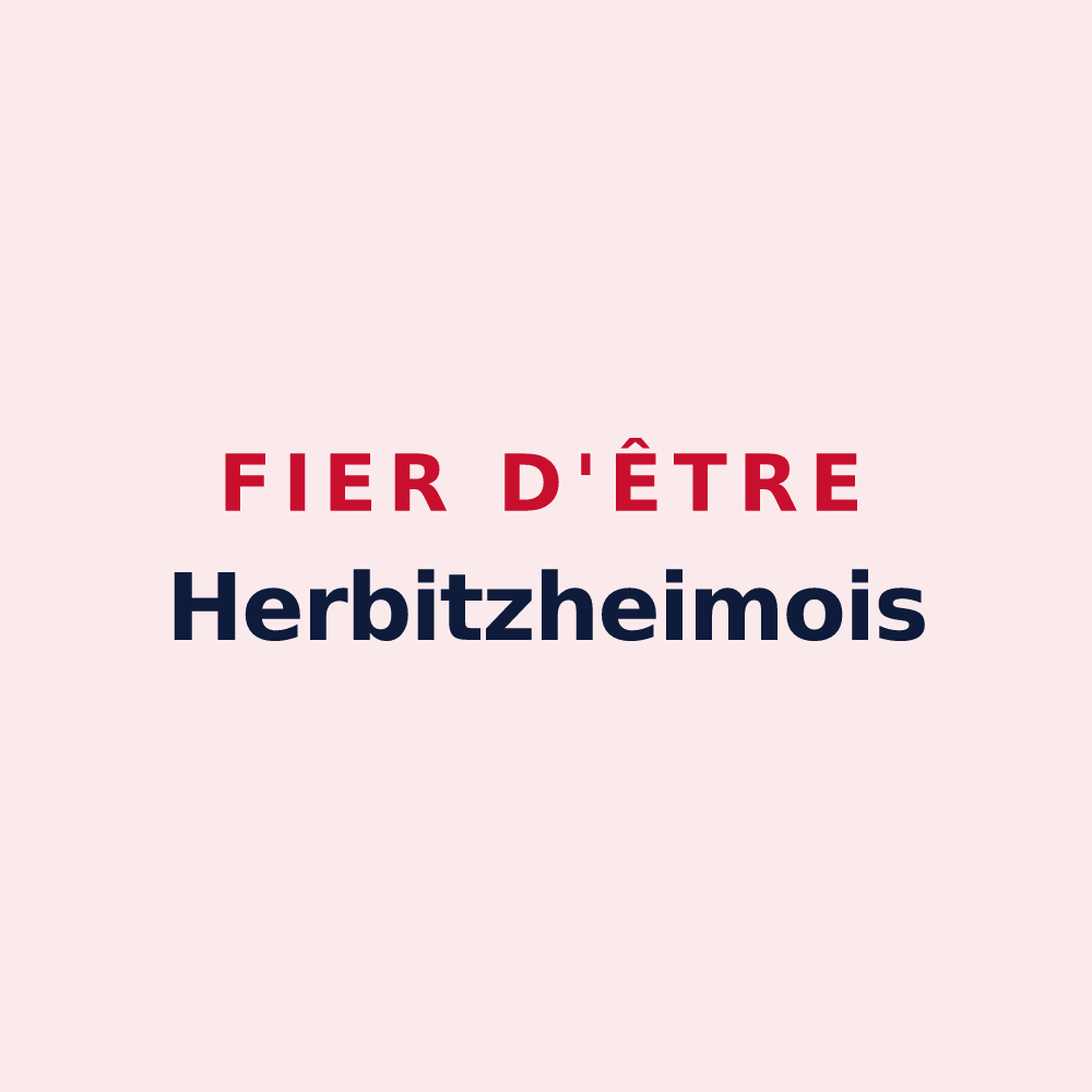 Magnet « Fier d'être Herbitzheimois » — design pour Herbitzheim