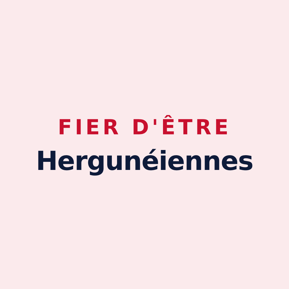 Magnet « Fier d'être Hergunéiennes » — design pour Hergugney