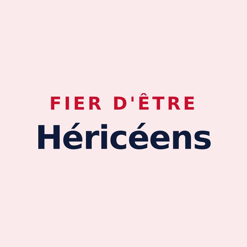 Magnet « Fier d'être Héricéens » — design pour Héricy