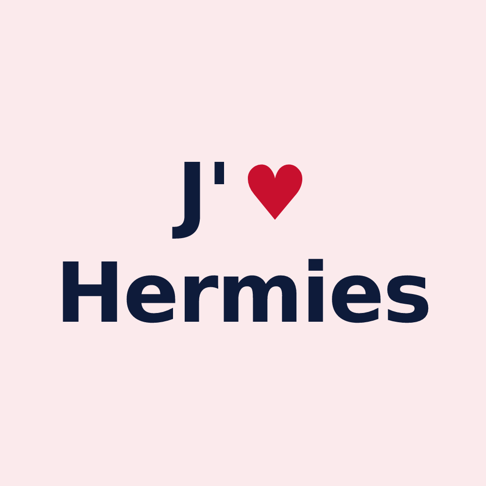 Magnet personnalisé Hermies — design J'aime Hermies