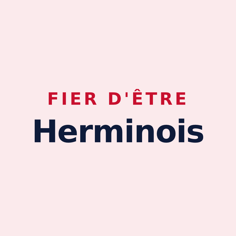 Magnet « Fier d'être Herminois » — design pour Hermies