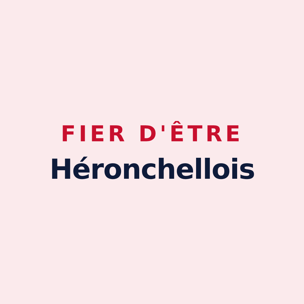 Magnet « Fier d'être Héronchellois » — design pour Héronchelles