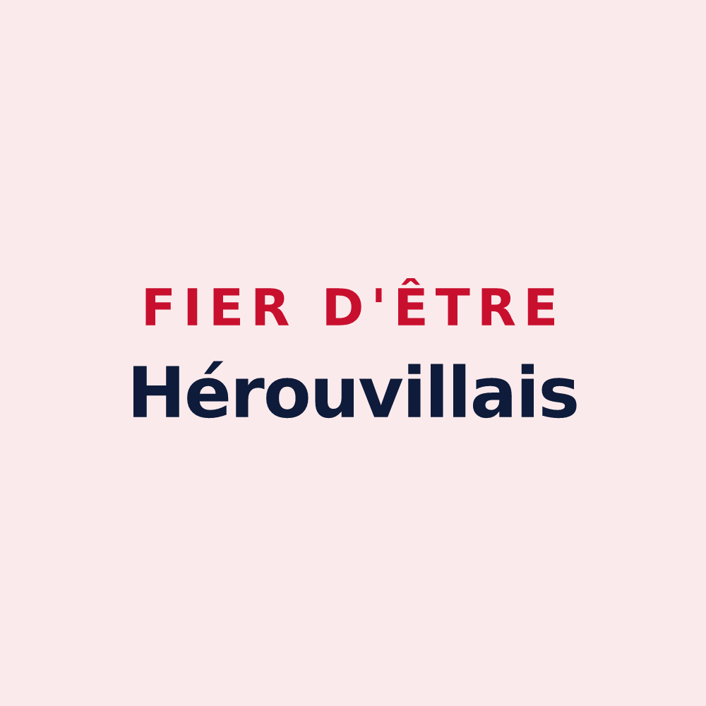 Magnet « Fier d'être Hérouvillais » — design pour Hérouville-Saint-Clair