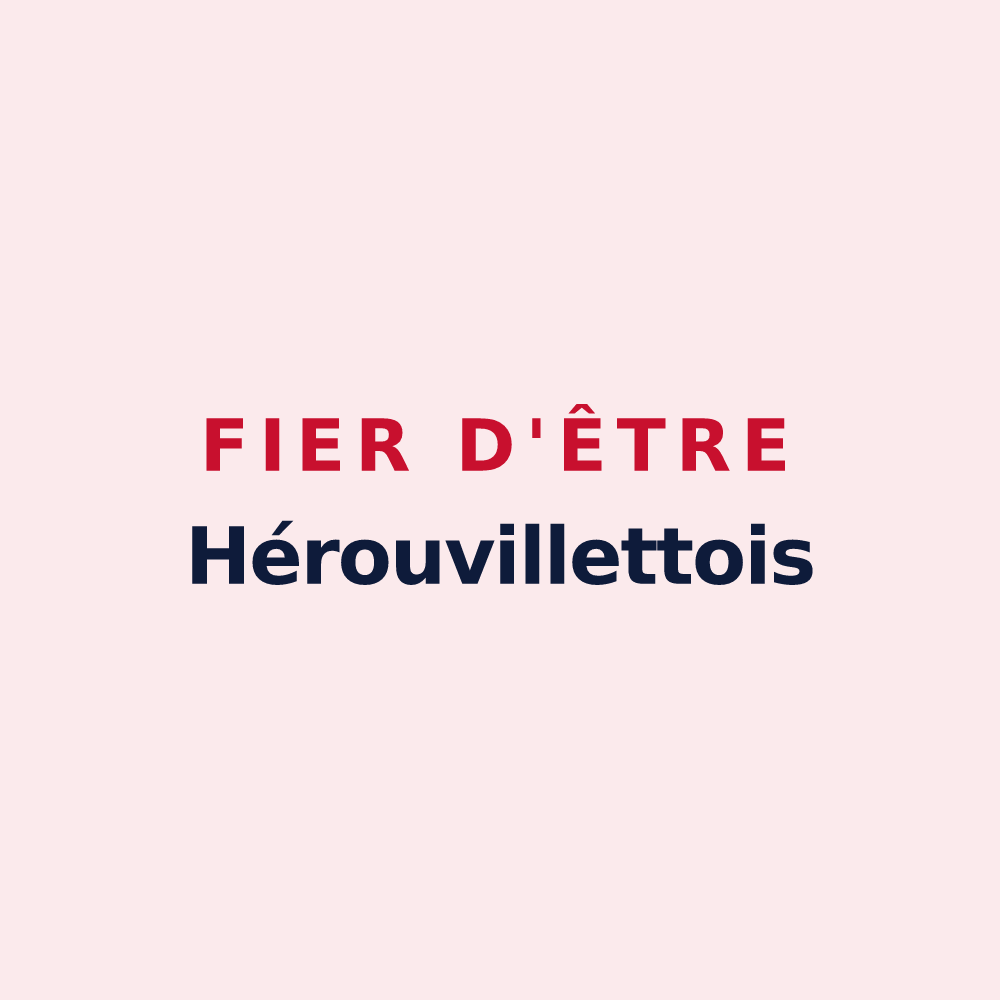Magnet « Fier d'être Hérouvillettois » — design pour Hérouvillette