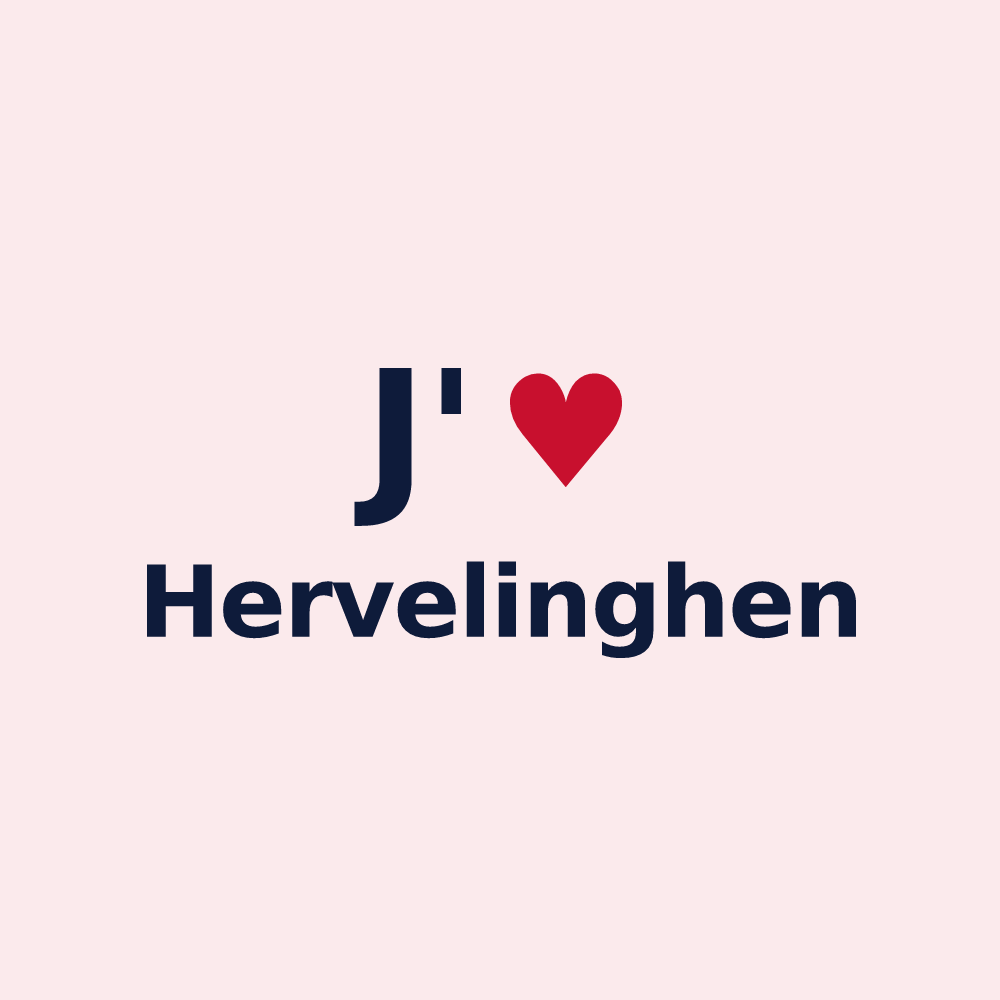Magnet personnalisé Hervelinghen — design J'aime Hervelinghen