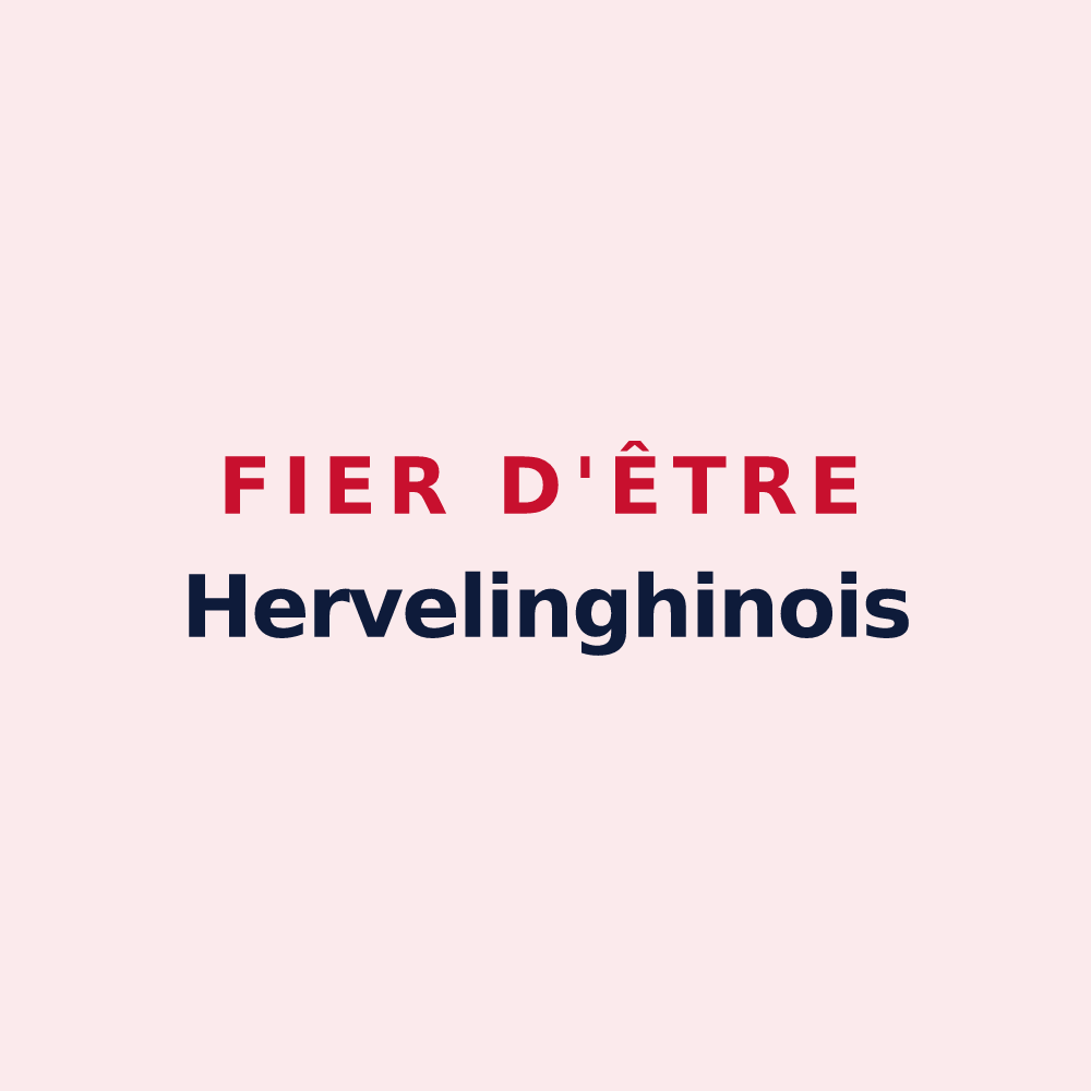 Magnet « Fier d'être Hervelinghinois » — design pour Hervelinghen