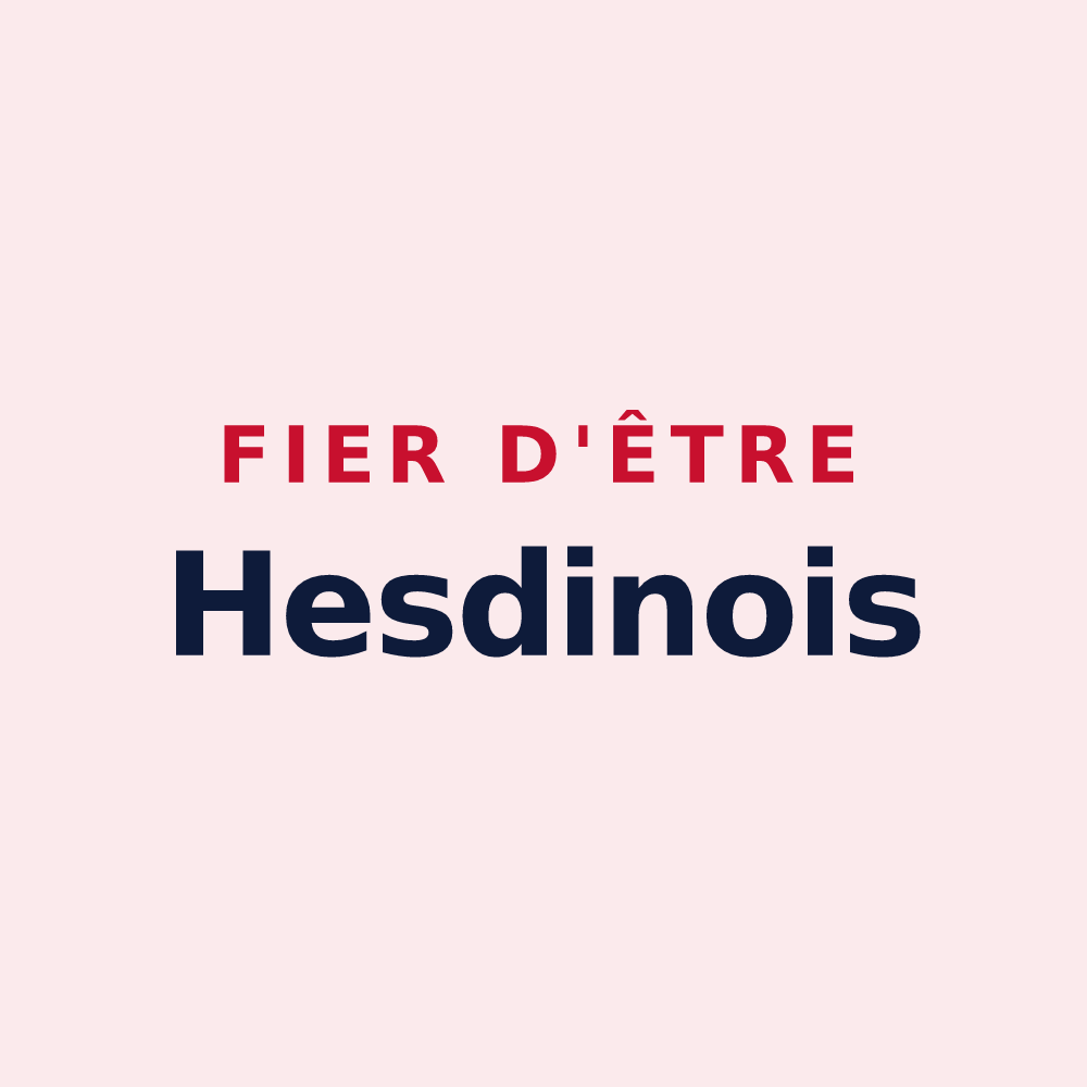 Magnet « Fier d'être Hesdinois » — design pour Hesdin-la-Forêt