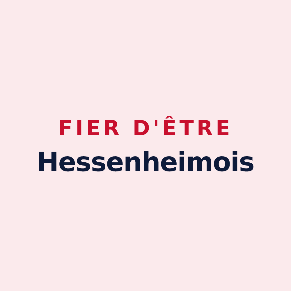 Magnet « Fier d'être Hessenheimois » — design pour Hessenheim