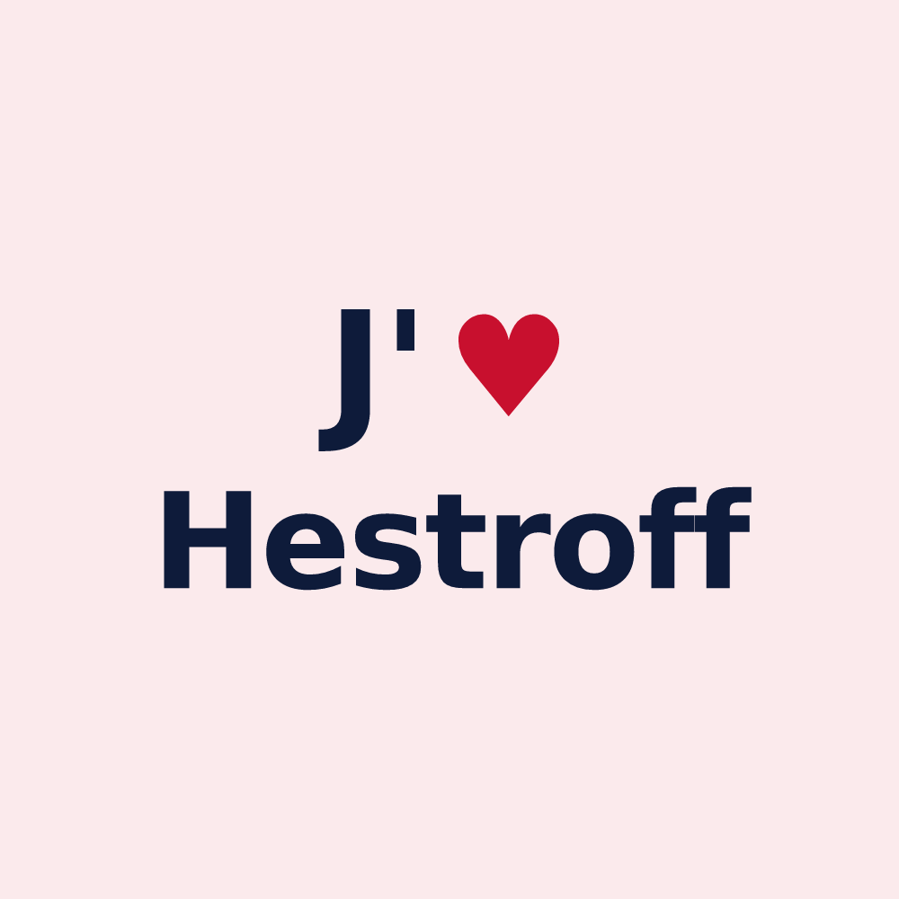 Magnet personnalisé Hestroff — design J'aime Hestroff
