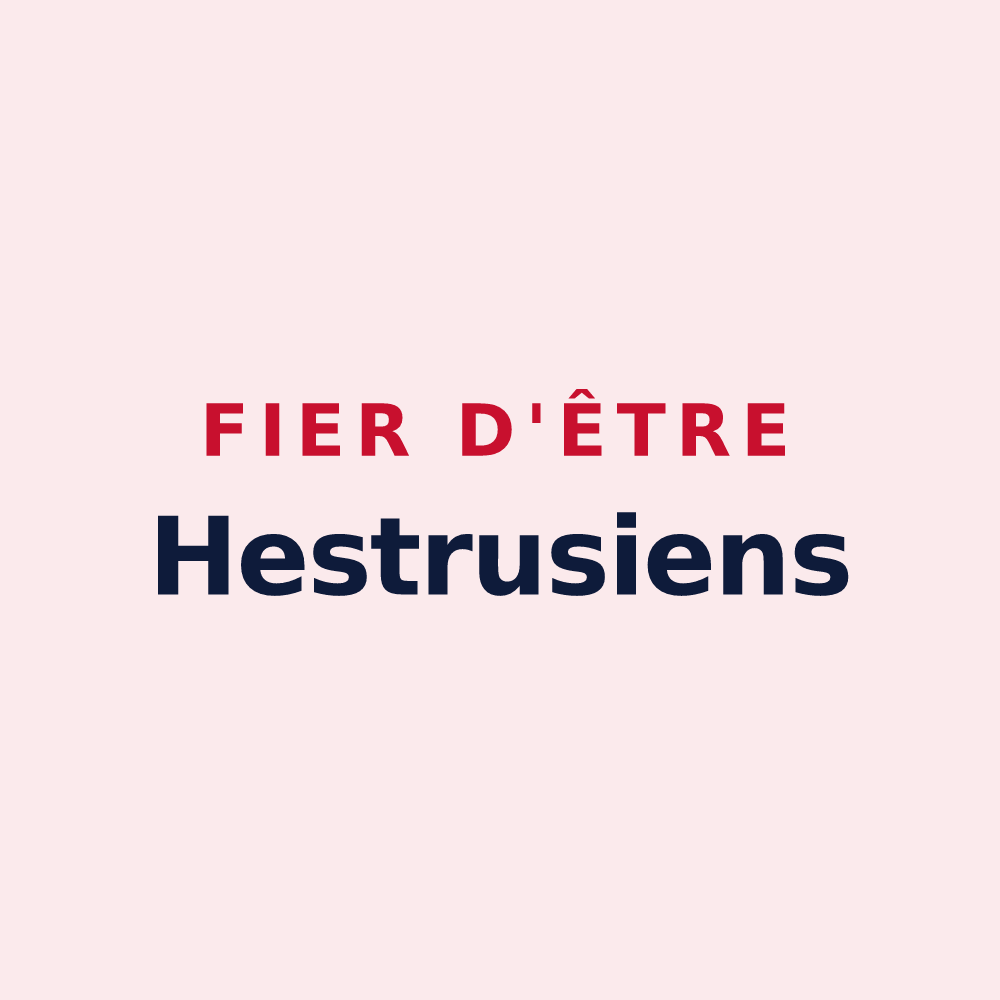 Magnet « Fier d'être Hestrusiens » — design pour Hestrus