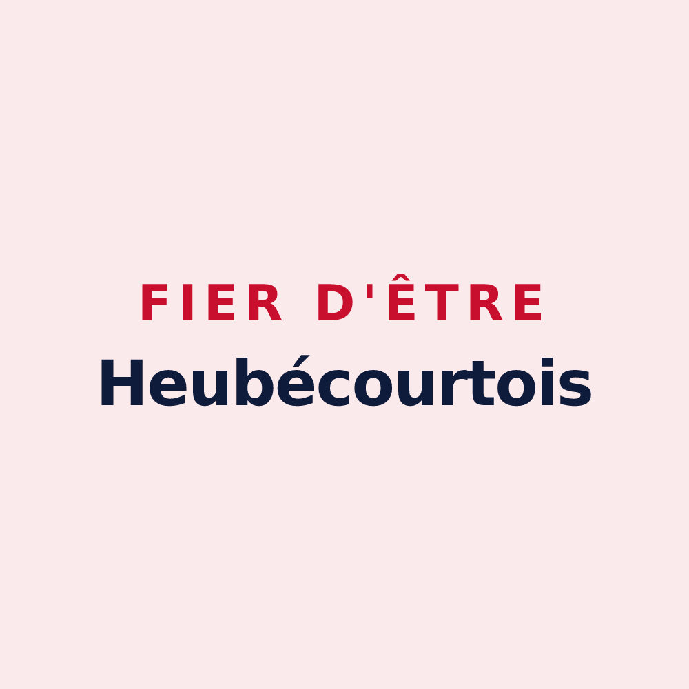 Magnet « Fier d'être Heubécourtois » — design pour Heubécourt-Haricourt