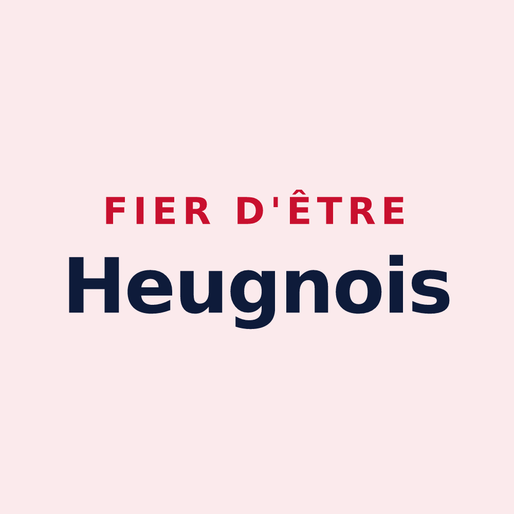 Magnet « Fier d'être Heugnois » — design pour Heugnes