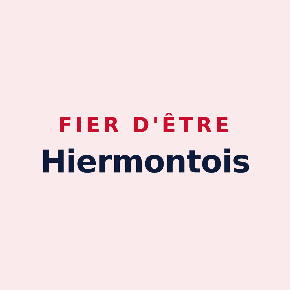 Magnet « Fier d'être Hiermontois » — design pour Hiermont