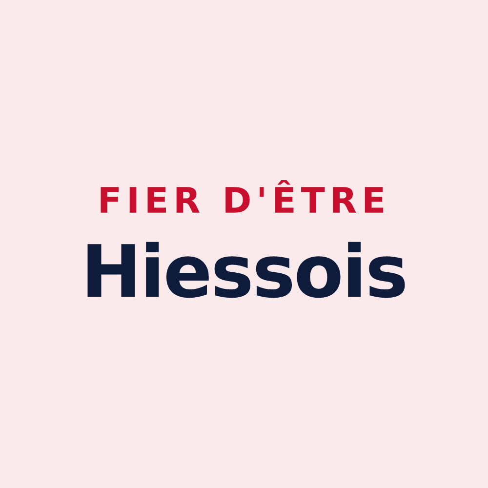 Magnet « Fier d'être Hiessois » — design pour Hiesse