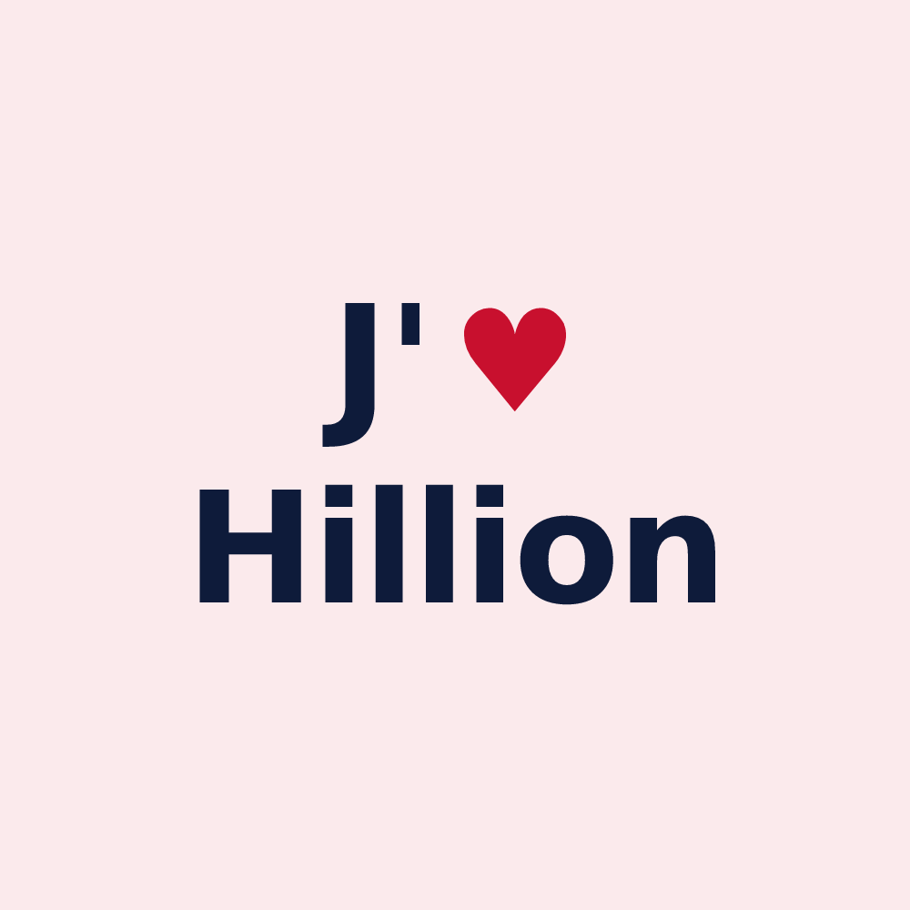 Magnet personnalisé Hillion — design J'aime Hillion