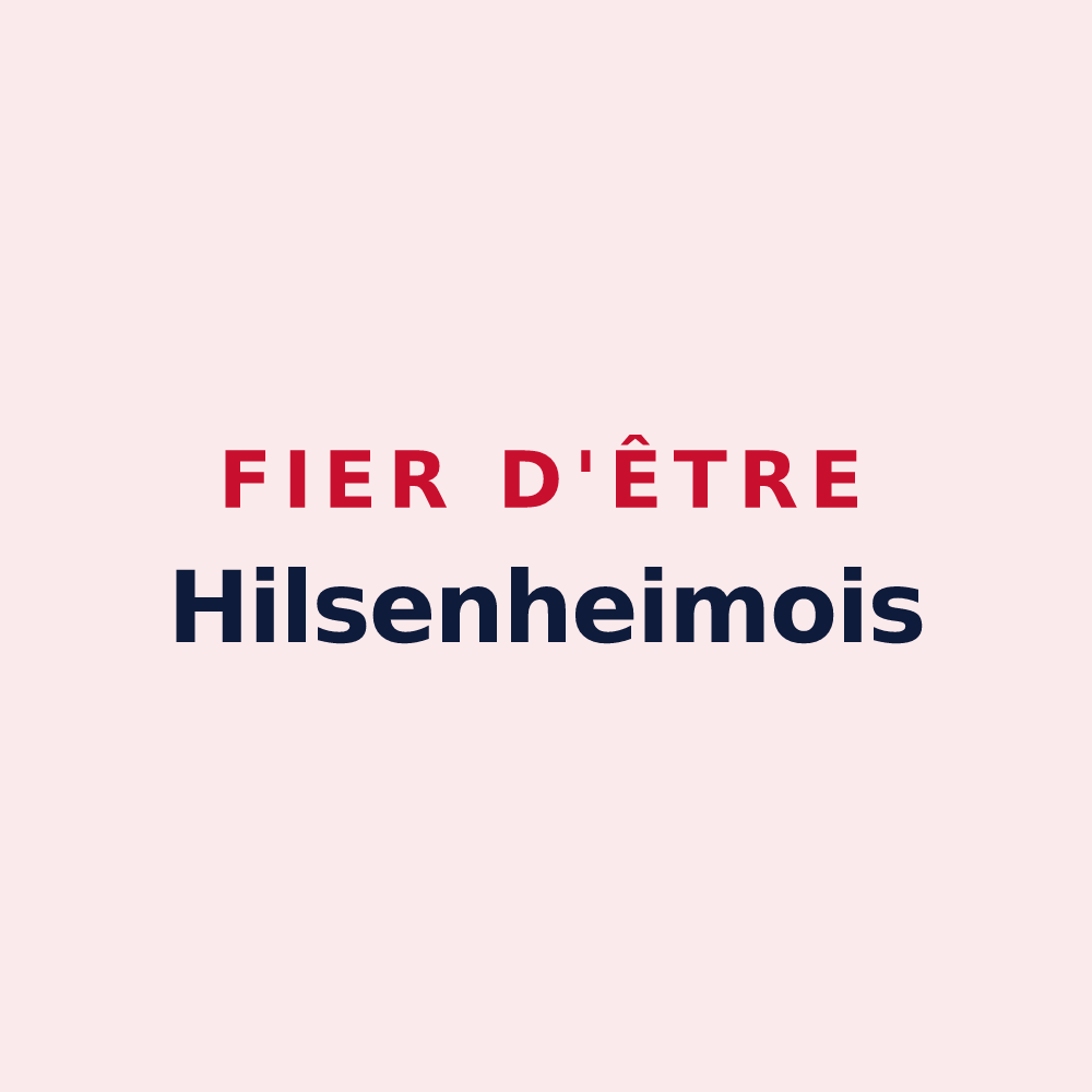 Magnet « Fier d'être Hilsenheimois » — design pour Hilsenheim