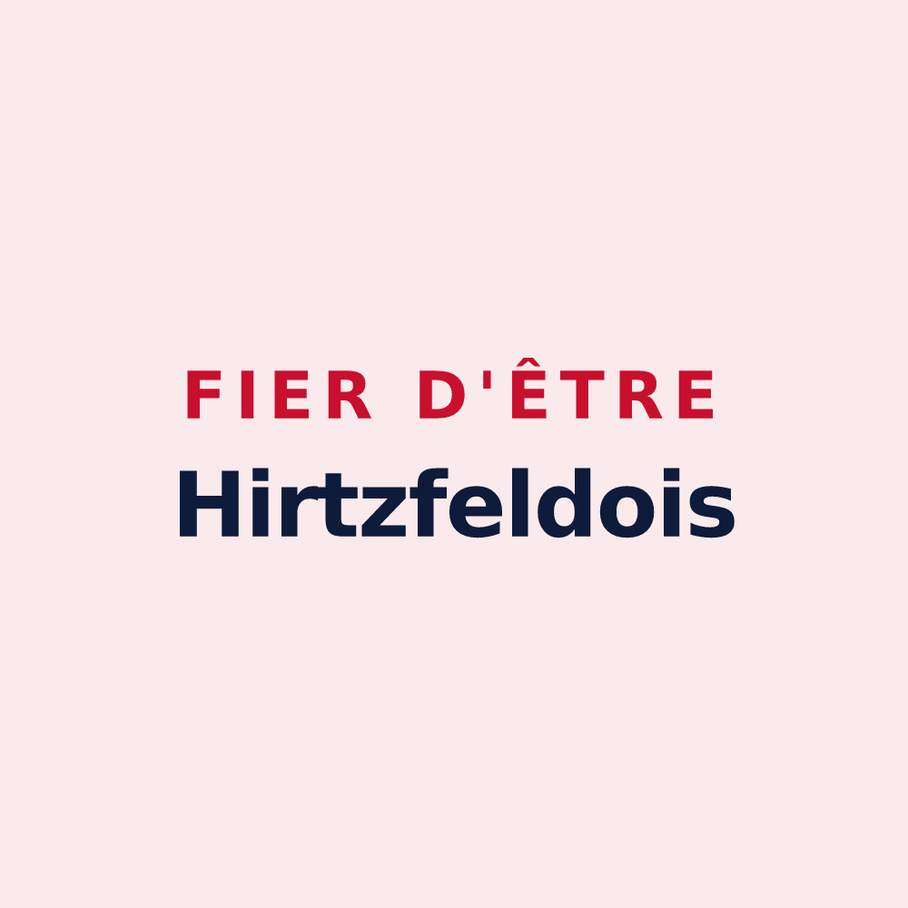 Magnet « Fier d'être Hirtzfeldois » — design pour Hirtzfelden
