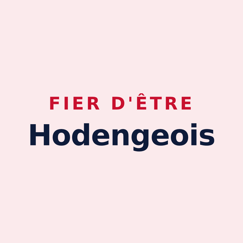 Magnet « Fier d'être Hodengeois » — design pour Hodeng-Hodenger