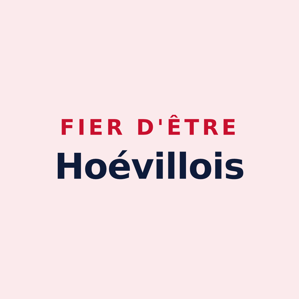 Magnet « Fier d'être Hoévillois » — design pour Hoéville
