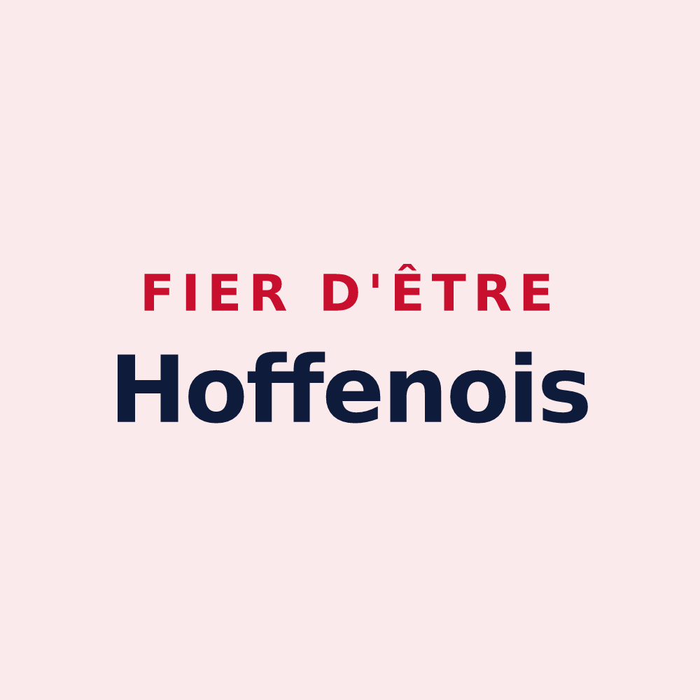 Magnet « Fier d'être Hoffenois » — design pour Hoffen