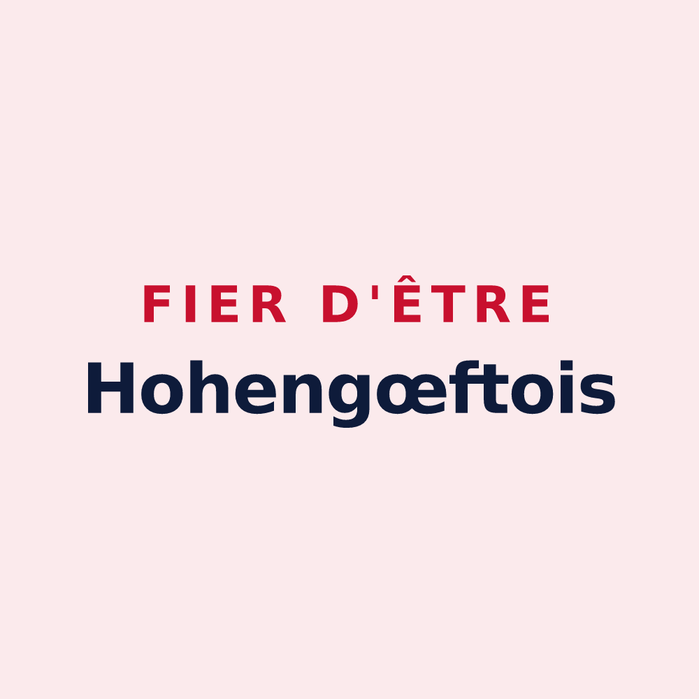 Magnet « Fier d'être Hohengœftois » — design pour Hohengœft