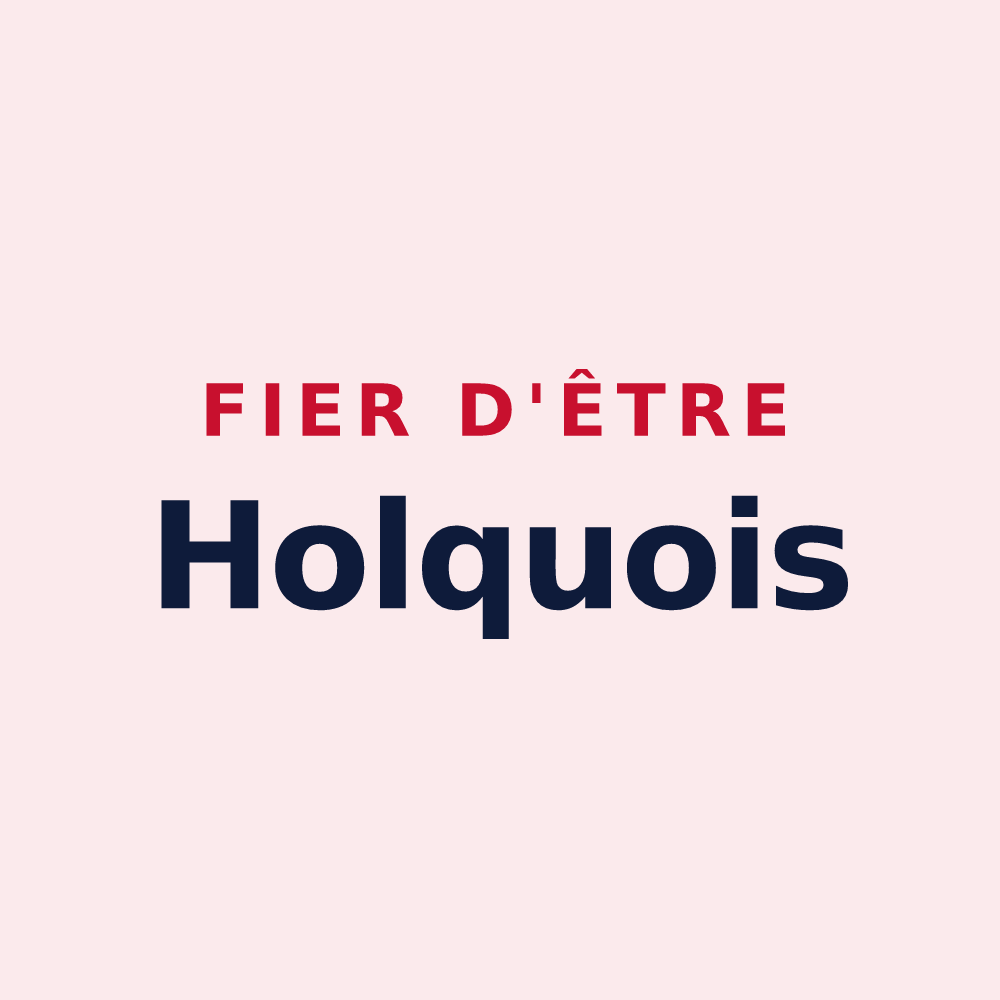 Magnet « Fier d'être Holquois » — design pour Holque