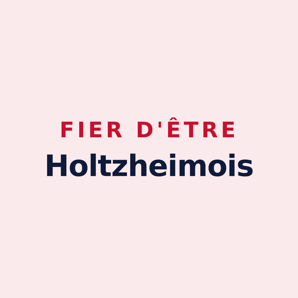 Magnet « Fier d'être Holtzheimois » — design pour Holtzheim