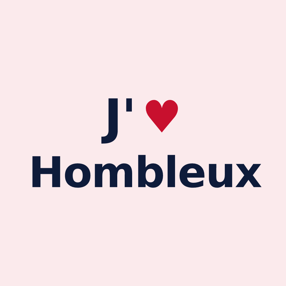 Magnet personnalisé Hombleux — design J'aime Hombleux