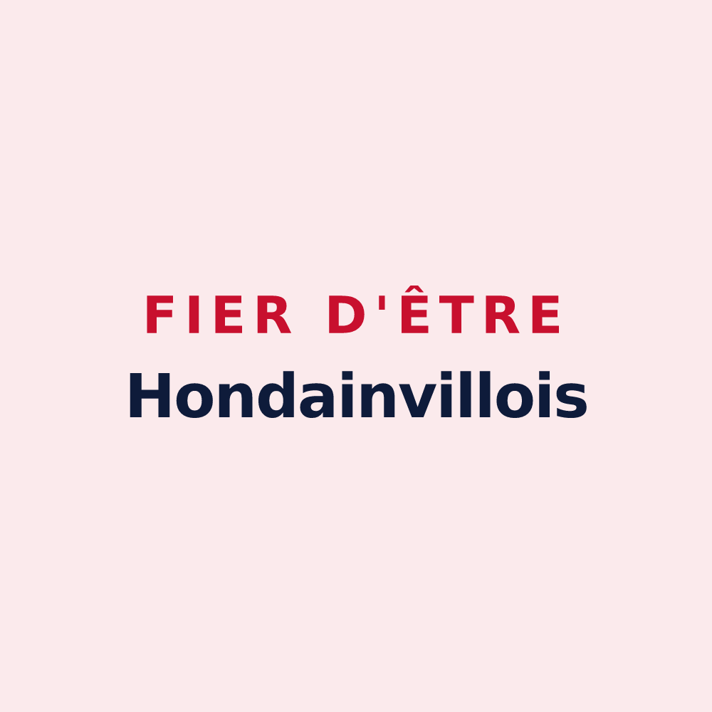 Magnet « Fier d'être Hondainvillois » — design pour Hondainville