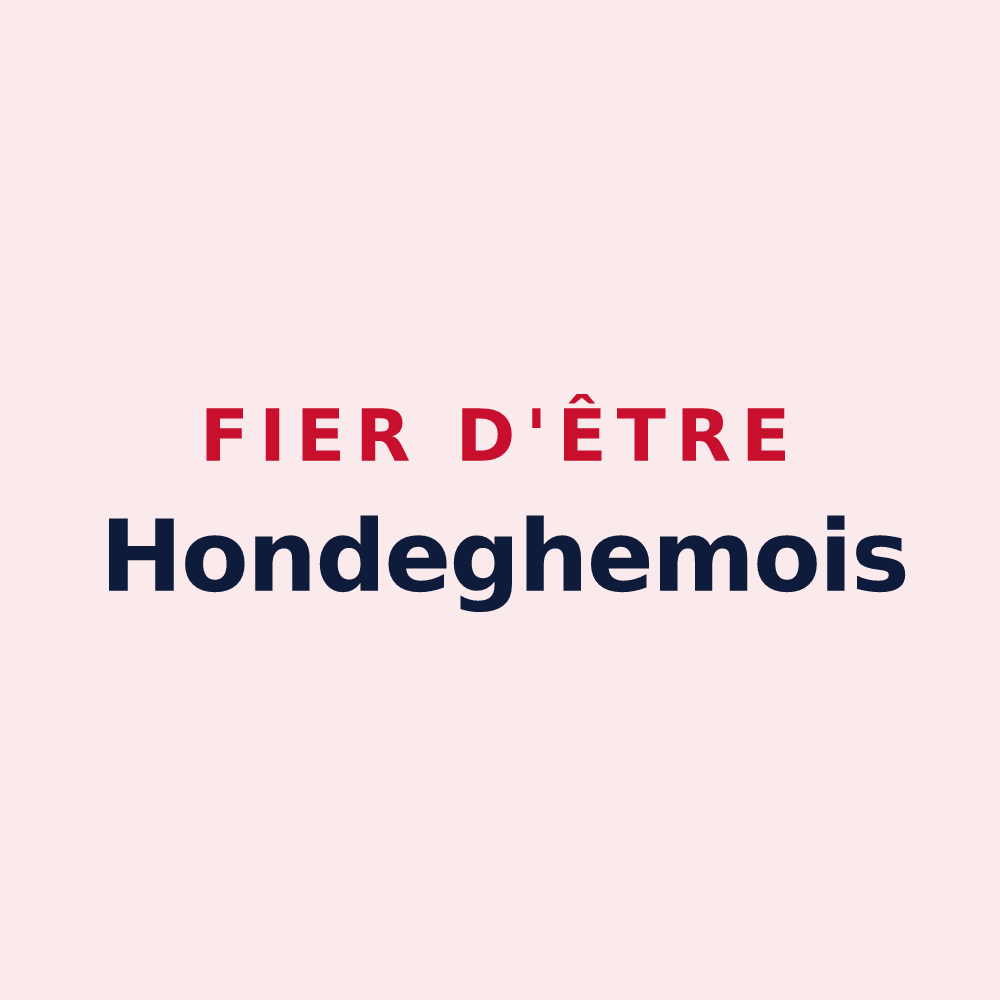 Magnet « Fier d'être Hondeghemois » — design pour Hondeghem