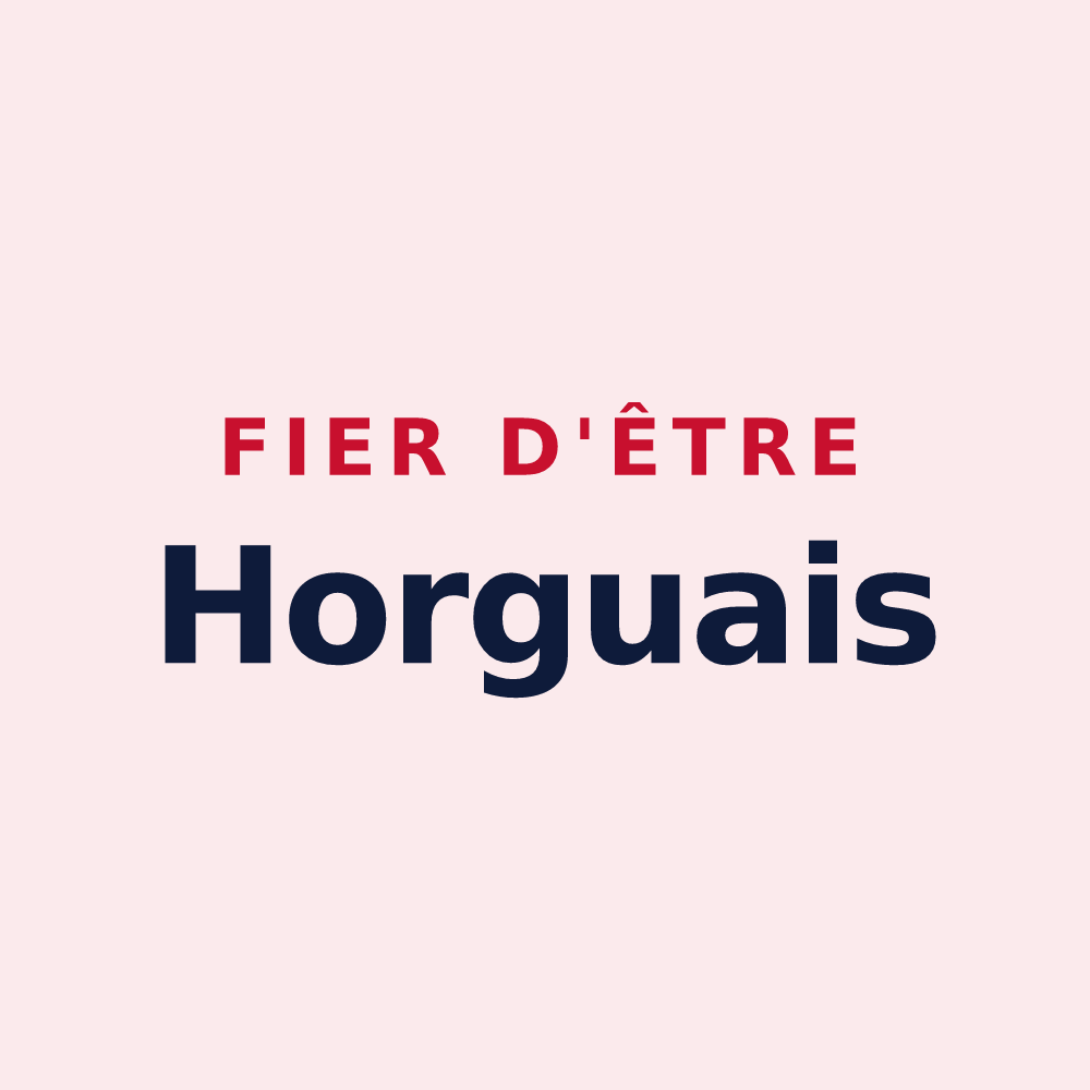 Magnet « Fier d'être Horguais » — design pour Horgues