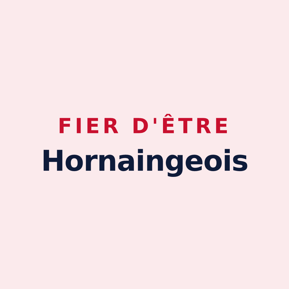 Magnet « Fier d'être Hornaingeois » — design pour Hornaing