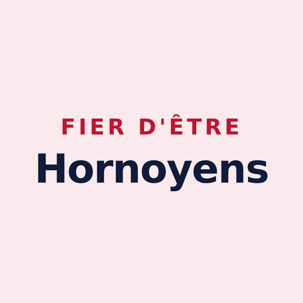 Magnet « Fier d'être Hornoyens » — design pour Hornoy-le-Bourg