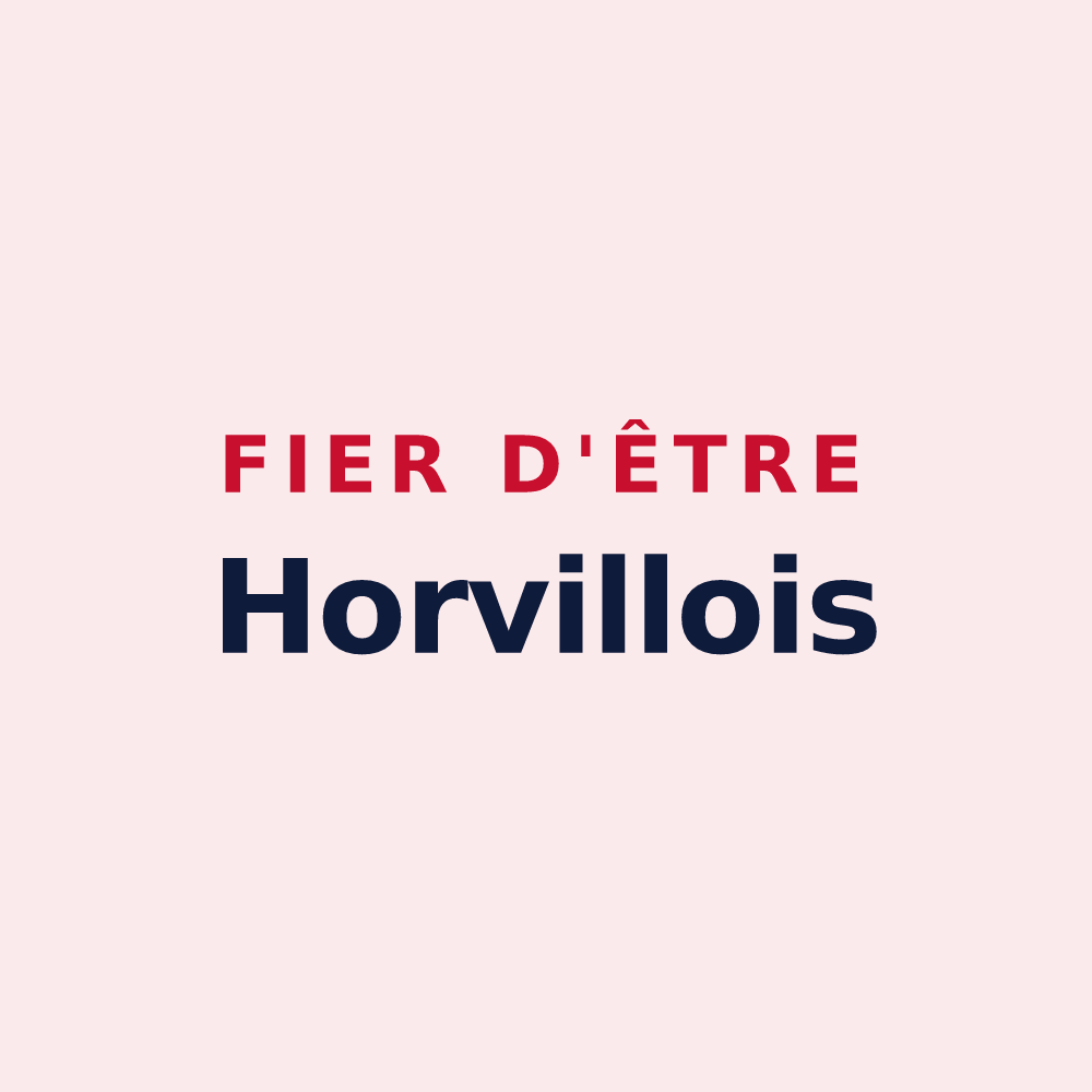 Magnet « Fier d'être Horvillois » — design pour Horville-en-Ornois