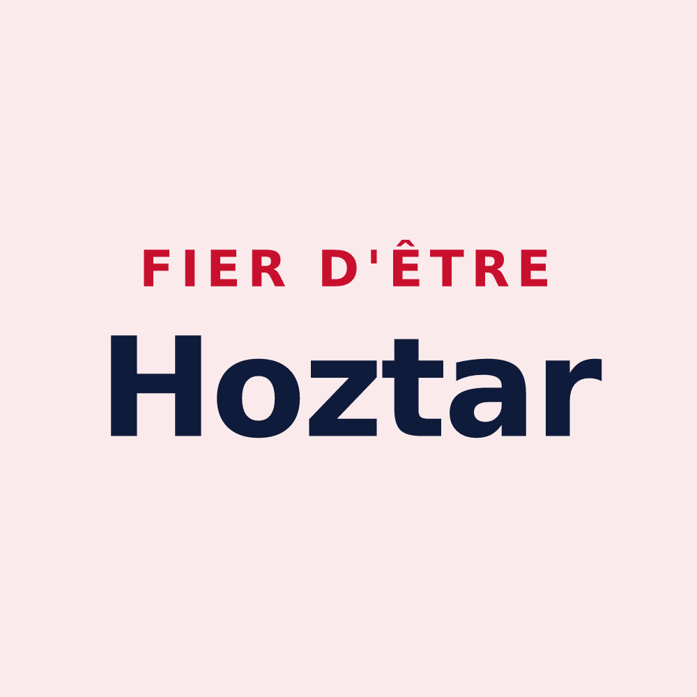 Magnet « Fier d'être Hoztar » — design pour Hosta