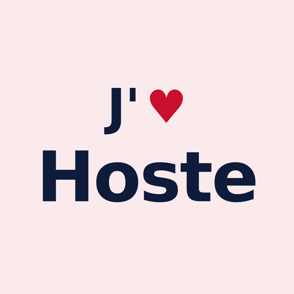 Magnet personnalisé Hoste — design J'aime Hoste